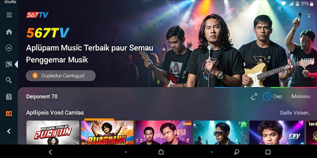 Tampilan permainan musik yang interaktif dan menarik di 567TV.