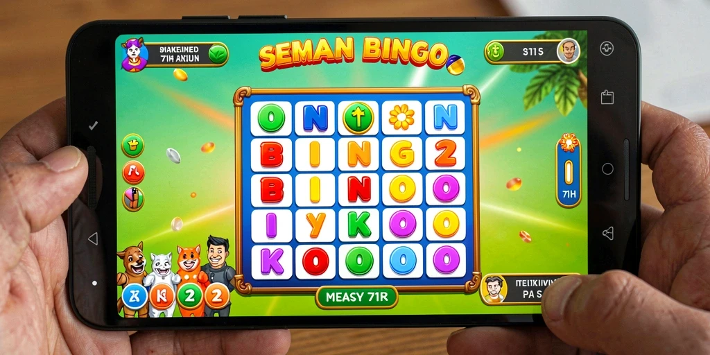 Tampilan gameplay Bingo yang seru dan interaktif di 71H.