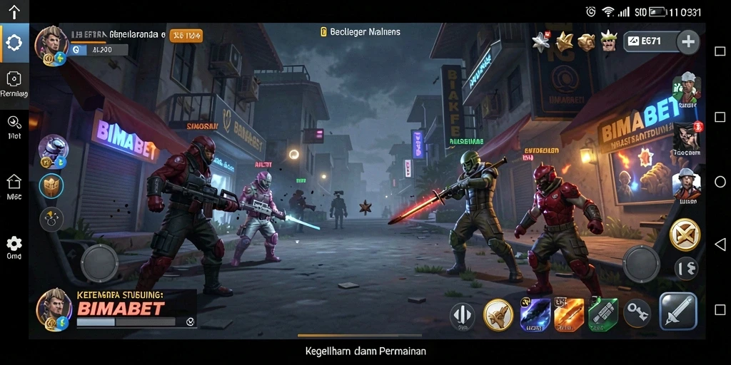 Tampilan menyeramkan dalam gameplay BIMABET yang penuh ketegangan.