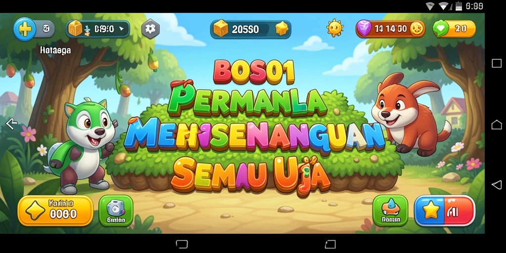 Tampilan gameplay BOS01 yang menarik dan penuh tantangan Puzzle.