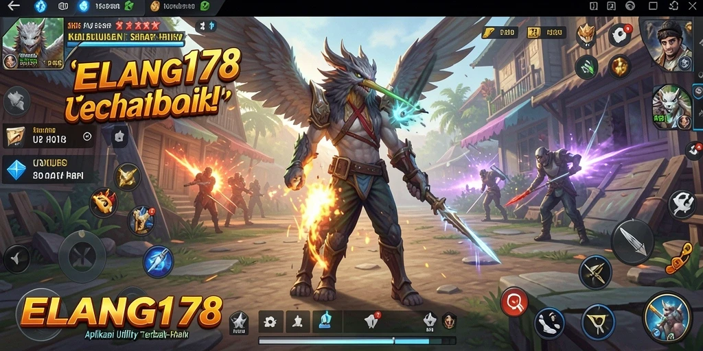 Tampilan antarmuka ELANG178 yang user-friendly dan modern.