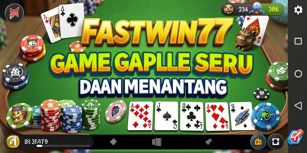 Tampilan gameplay Gaple yang menarik dan interaktif.