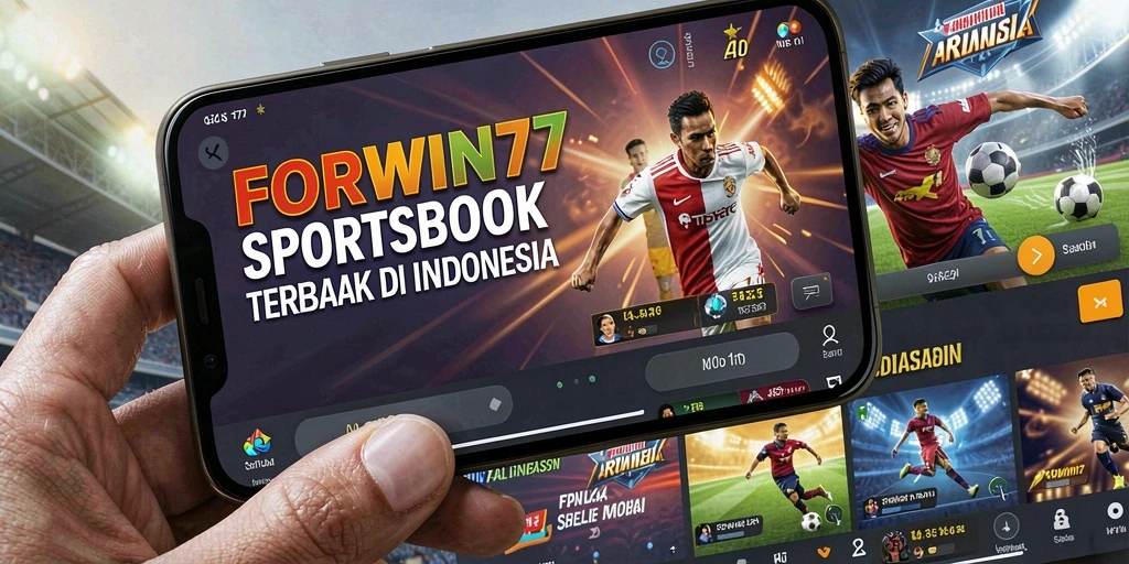 Tampilan screenshot <strong>FORWIN77</strong> yang menunjukkan fitur taruhan olahraga secara langsung.