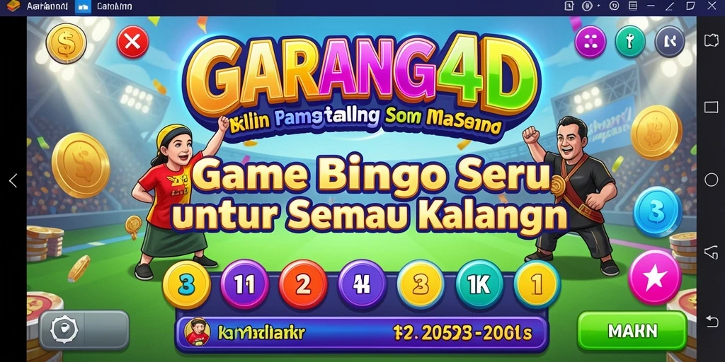 Gameplay Bingo yang seru dan interaktif di GARANG4D.