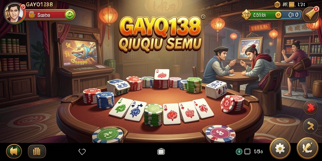 Gameplay seru dalam permainan QiuQiu GAYO138.