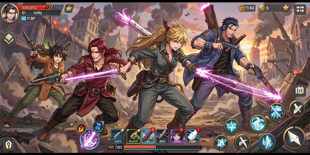 Tangkapan layar permainan Anime IDNSERU yang menarik dan penuh aksi.