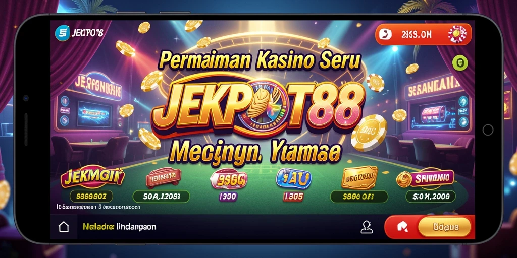 Tampilan gameplay menarik di JEKPOT88 dengan berbagai pilihan permainan Kasino.