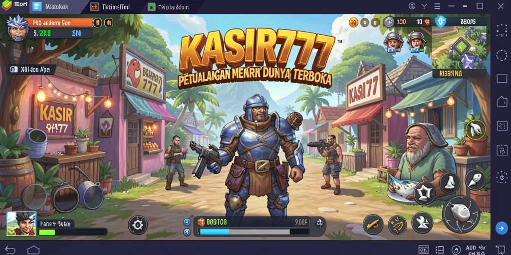 Gameplay KASIR777 dalam dunia terbuka yang luas dan seru.