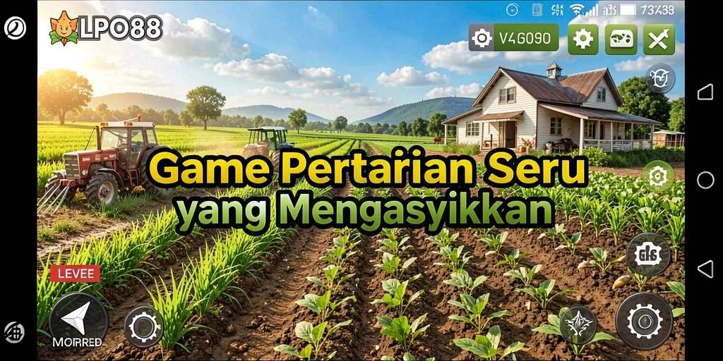 Tampilan permainan LPO88 menunjukkan aktivitas berkebun yang seru.