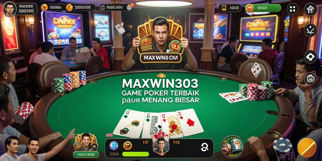 Gameplay menarik Poker di MAXWIN303 dengan grafis menawan.
