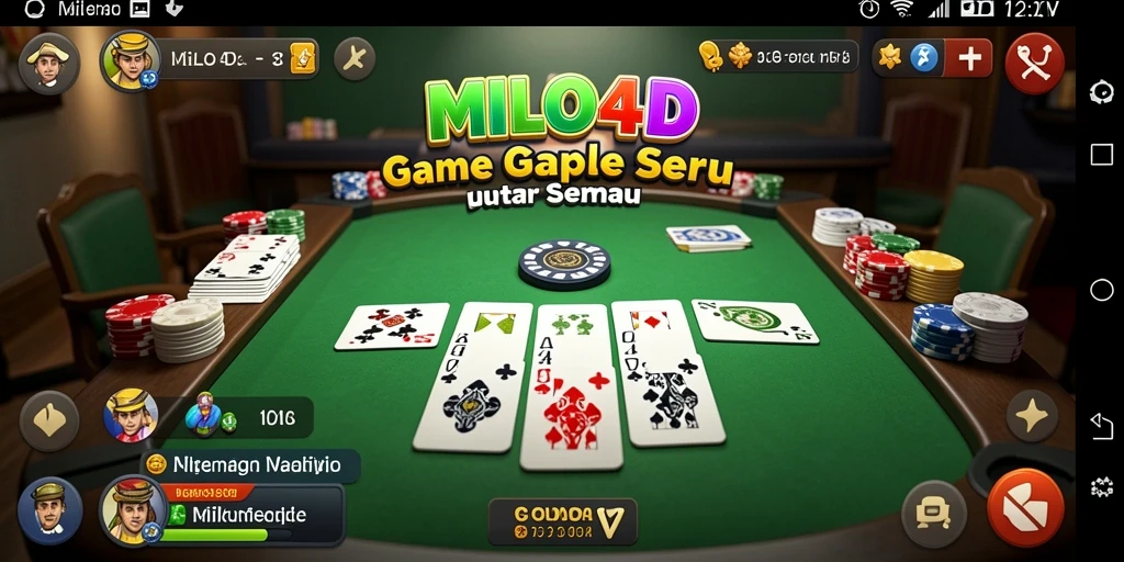 Tangkapan layar gameplay Gaple yang seru di MILO4D.