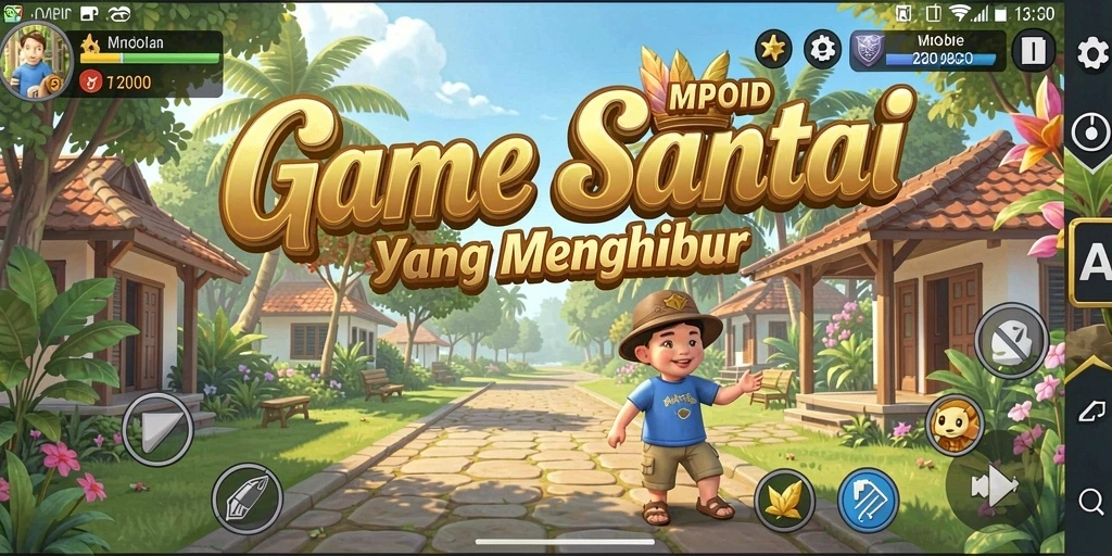 Tampilan gameplay MPOID yang menyenangkan dan penuh warna.