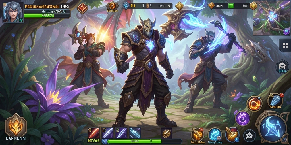 Menampilkan aksi pertempuran seru dalam game ARPG MT966.