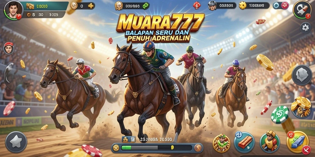 Gameplay Racing yang mendebarkan dan menantang di MUARA777.