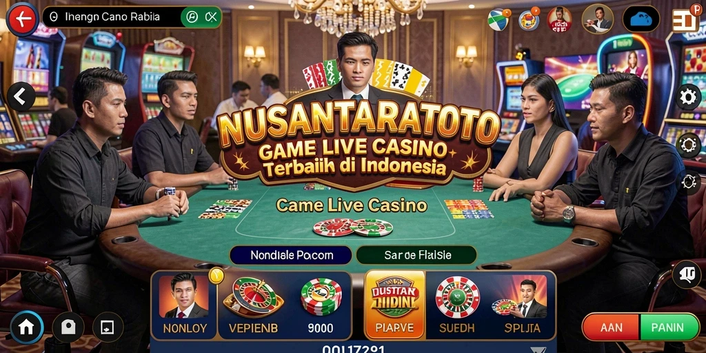 Tampilan gameplay interaktif dan menarik di NUSANTARATOTO.