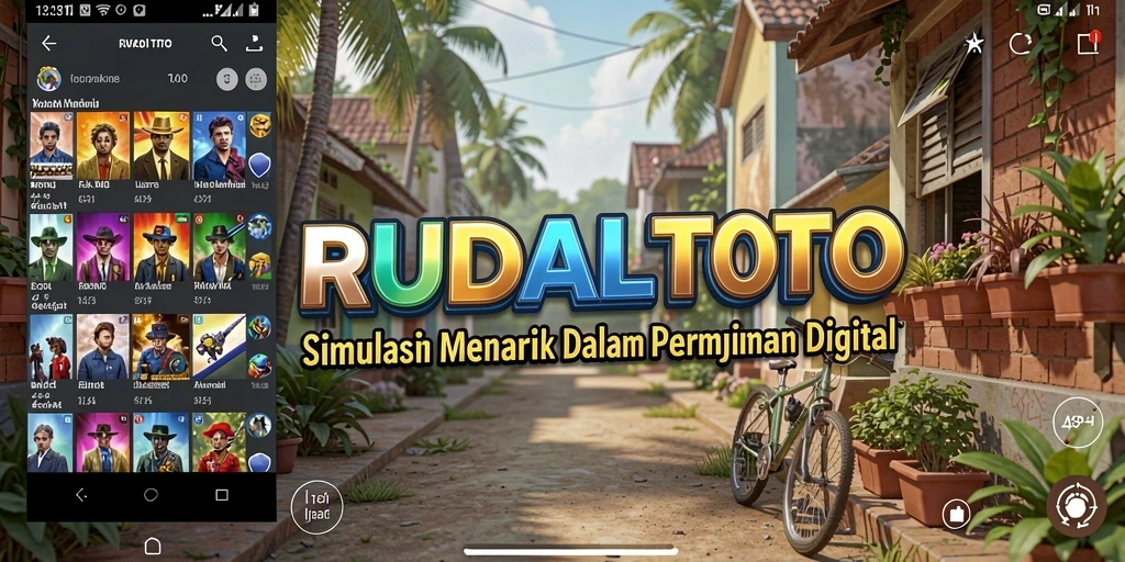Screenshot gameplay RUDALTOTO menampilkan momen seru dalam simulasi.