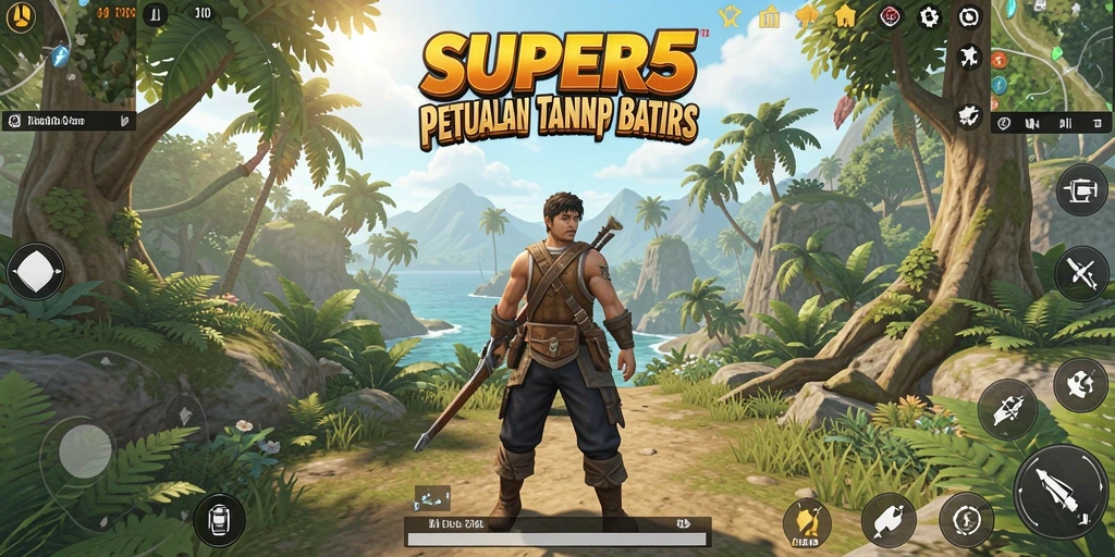 Gameplay SUPER5 yang menakjubkan di dunia terbuka.