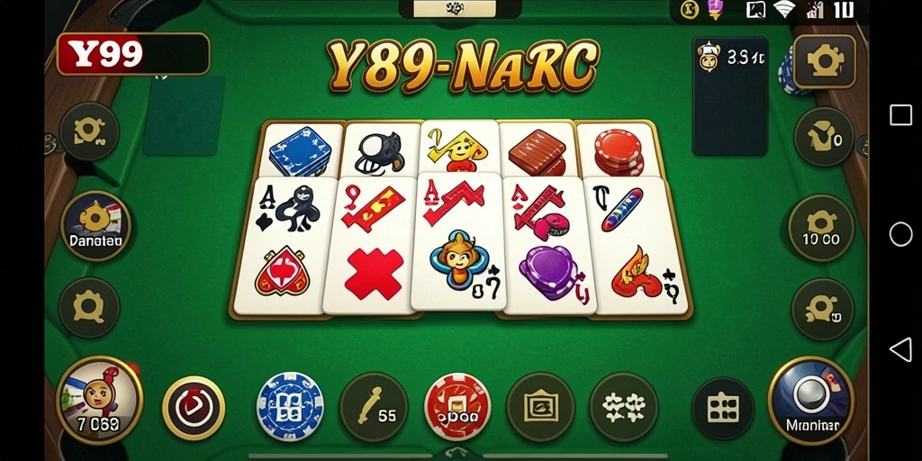 Tampilan gameplay seru dan interaktif di Y89, game Domino terbaik.
